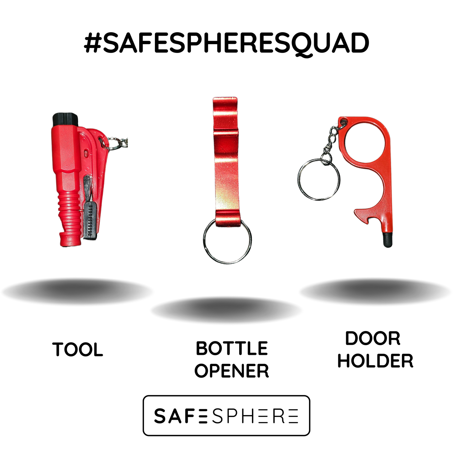 SAFESPHERE 13-Piece Keychain 🗝️
