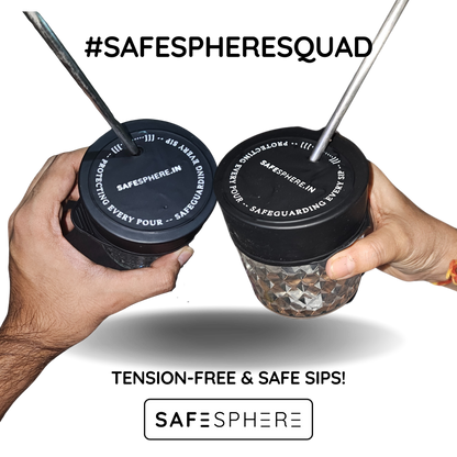 SAFESPHERE Silicone Drink Protection Cup Cover 🥤