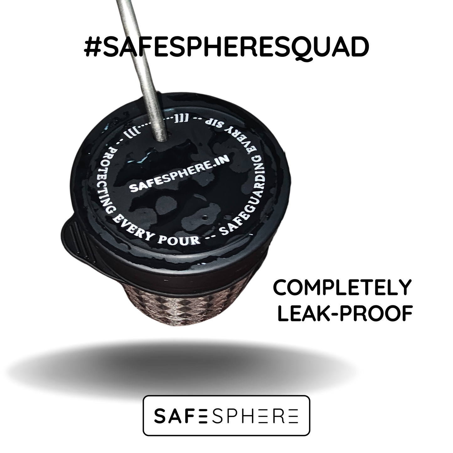 SAFESPHERE Silicone Drink Protection Cup Cover 🥤