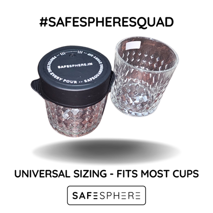 SAFESPHERE Silicone Drink Protection Cup Cover 🥤