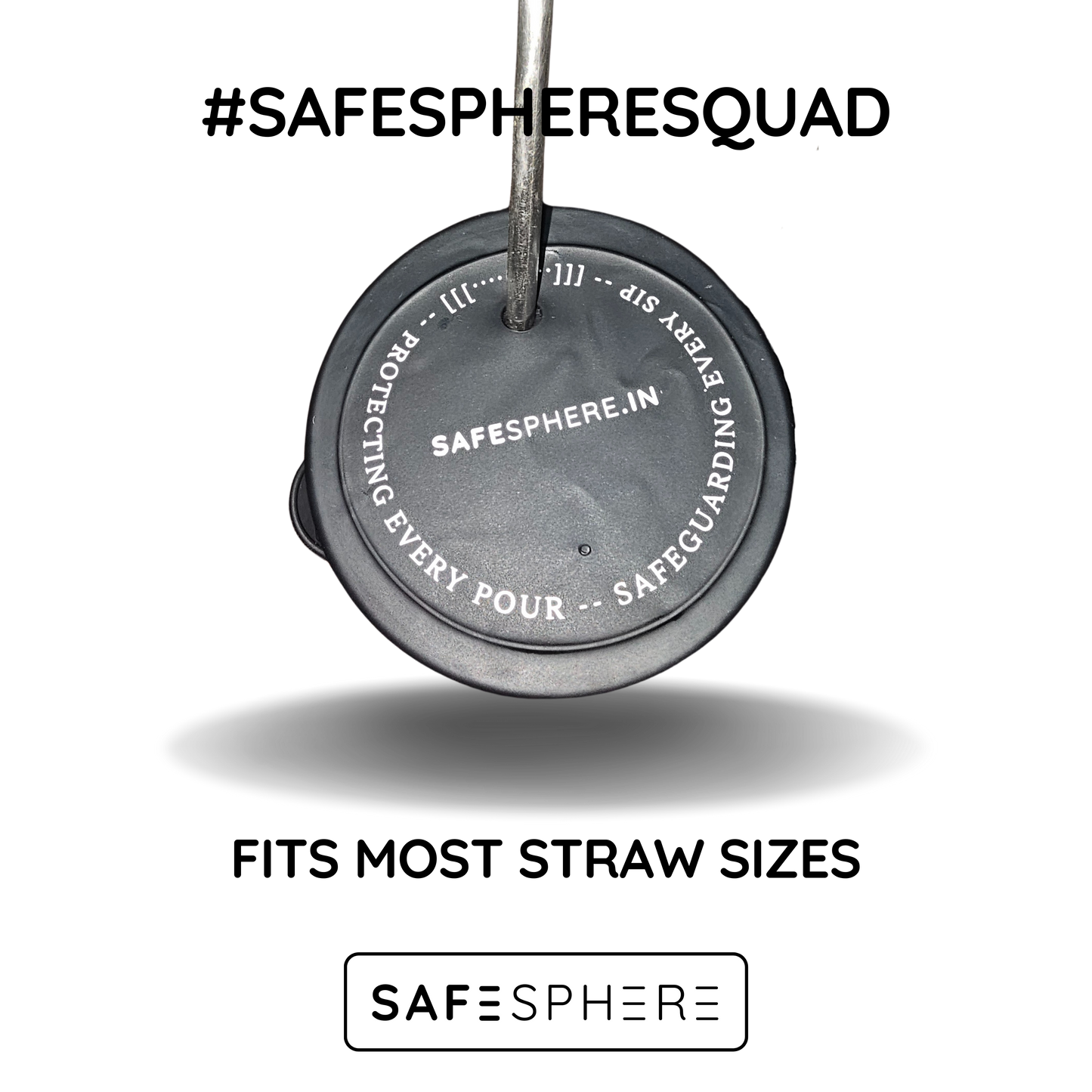 SAFESPHERE Silicone Drink Protection Cup Cover 🥤