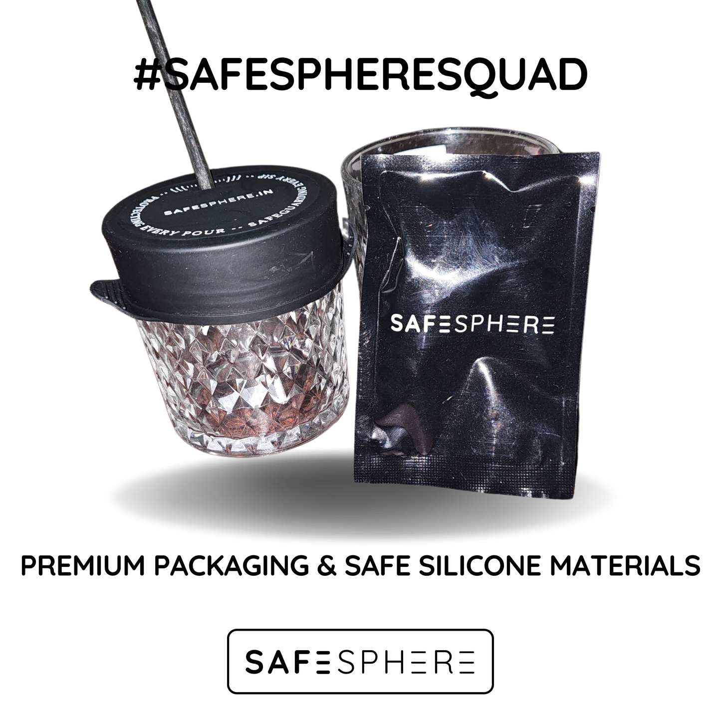SAFESPHERE Silicone Drink Protection Cup Cover 🥤